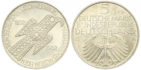 5 Mark Geschichte der Bundesrepublik Deutschland (1949-1990)  