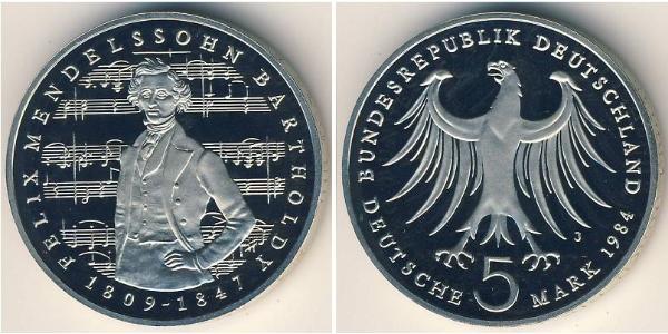 5 Mark Geschichte der Bundesrepublik Deutschland (1949-1990)  
