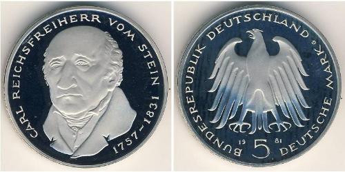 5 Mark West Germany (1949-1990)  