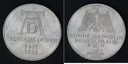 5 Mark 魏瑪共和國 (1919 - 1933) 銀 