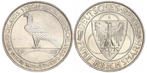 5 Mark 魏瑪共和國 (1919 - 1933) 銀 