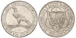 5 Mark 魏瑪共和國 (1919 - 1933) 銀 