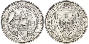 5 Mark 魏瑪共和國 (1919 - 1933) 銀 