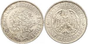 5 Mark 魏瑪共和國 (1919 - 1933) / 德国 銀 