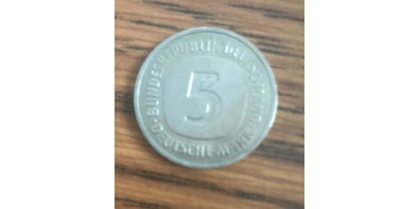 5 Mark 德国 銅/镍 