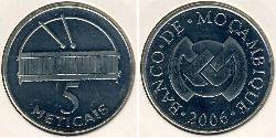 5 Metical Мозамбик,Республика Rame/Nichel 