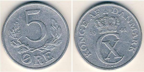 5 Ore Danimarca Alluminio 