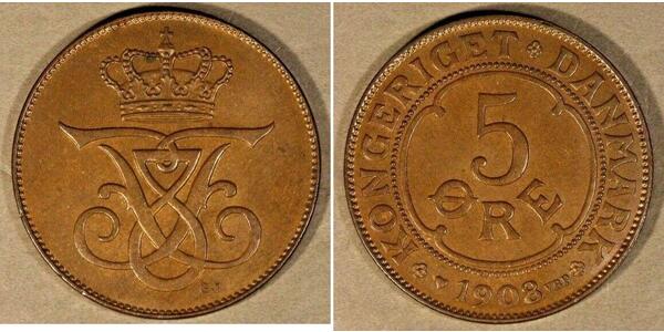 5 Ore Denmark Bronze 
