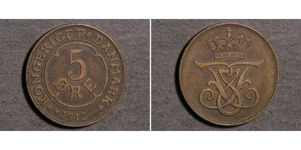 5 Ore Denmark Bronze 