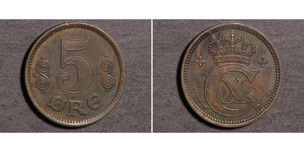5 Ore Dänemark Bronze 