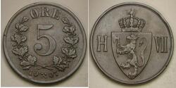 5 Ore Norway Bronze 