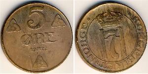 5 Ore Norway Bronze 