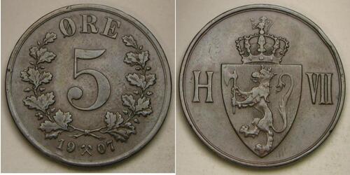 5 Ore Norway Bronze 
