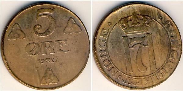 5 Ore Norway Bronze 