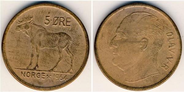 5 Ore Norway Bronze 