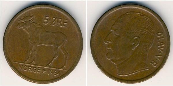 5 Ore Norway Bronze 