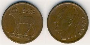 5 Ore Norwegen Bronze 