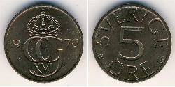 5 Ore Schweden Bronze 