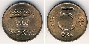 5 Ore Sweden Bronze 
