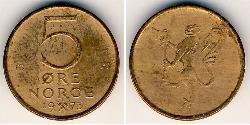 5 Ore Norvegia Bronzo 