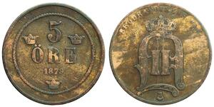 5 Ore Sweden Copper 