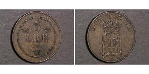 5 Ore Sweden Copper 