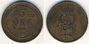 5 Ore Sweden Copper 