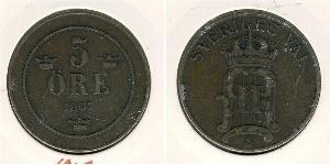 5 Ore Sweden Copper 