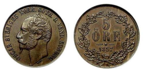 5 Ore Sweden Copper 