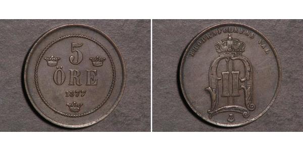 5 Ore Sweden Copper 