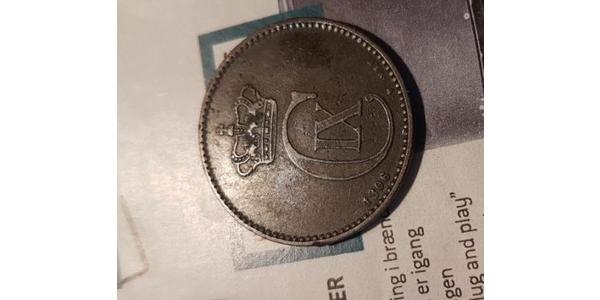 5 Ore Dänemark Kupfer Christian IX. von Dänemark (1818-1906)