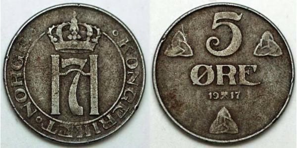 5 Ore Norwegen  