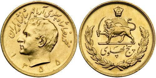 5 Pahlavi Iran Gold Mohammad Reza Pahlavi (1919-1980)