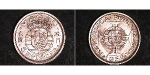 5 Pataca Portogallo / Macao (1862 - 1999) Argento 