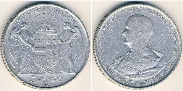 5 Pengo Ungarn (1989 - ) Aluminium 
