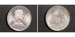 5 Pengo Kingdom of Hungary (1920 - 1946) Argento Stefano I d