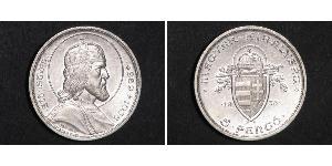 5 Pengo Kingdom of Hungary (1920 - 1946) Argento Stefano I d