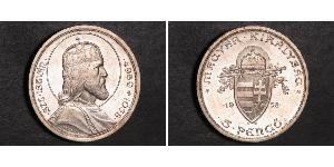 5 Pengo Reino de Hungría (1920 - 1946) Plata Esteban I de Hungría