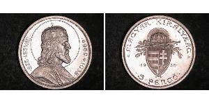 5 Pengo Kingdom of Hungary (1920 - 1946) Silver Stephen I of Hungary