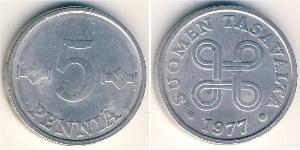 5 Penny Finland (1917 - ) Aluminium 