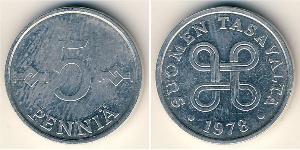 5 Penny Finland (1917 - ) Aluminium 