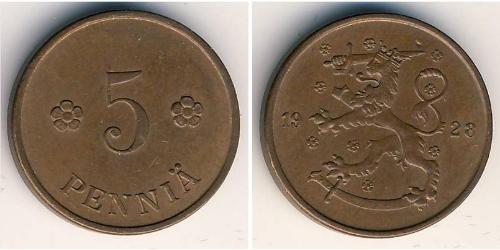 5 Penny Finlandia (1917 - ) Bronce 