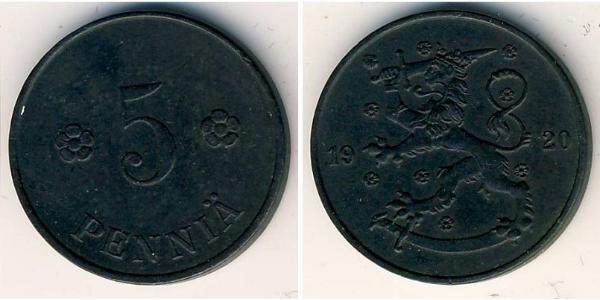 5 Penny Finland (1917 - ) Bronze 