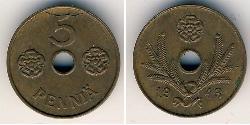 5 Penny Finnland (1917 - ) Bronze 