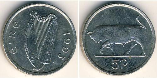 5 Penny Irlande (1922 - ) Cuivre/Nickel 