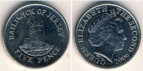 5 Penny Jersey Níquel/Cobre 