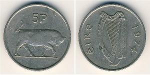5 Penny Irlanda (1922 - ) Rame/Nichel 
