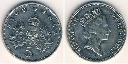 5 Penny Regno Unito (1922-)  