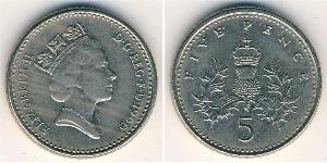 5 Penny Vereinigtes Königreich (1922-)  