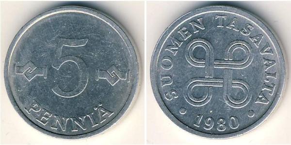 5 Penny 芬兰 铝 